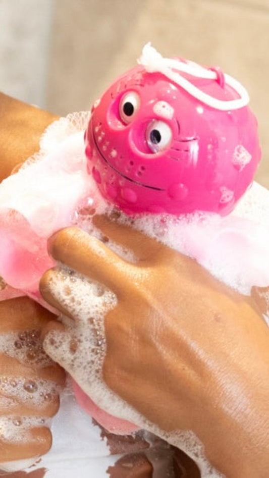 The Loo Boo Scrub - Margo Macrophage (Pink)