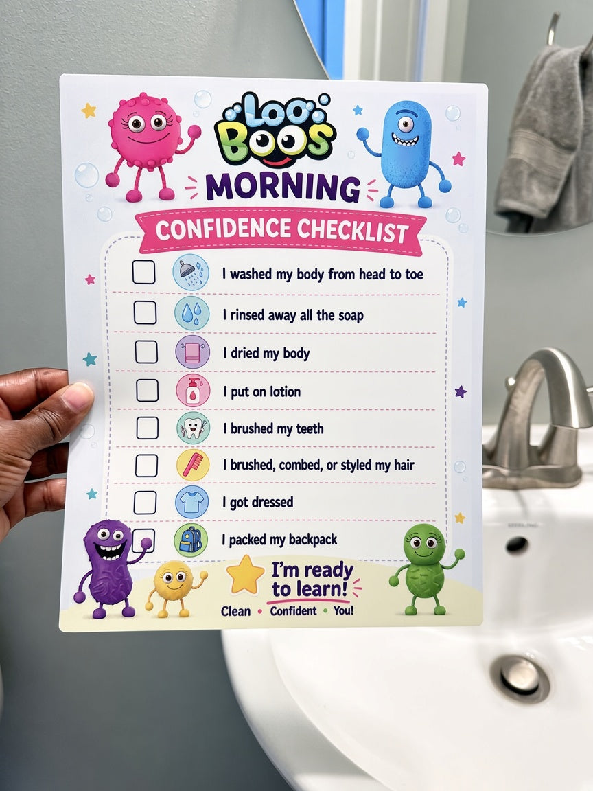 Loo Boos Morning Confidence Checklist