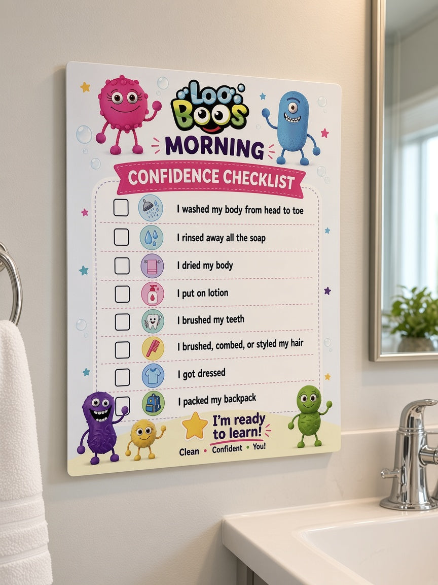 Loo Boos Morning Confidence Checklist